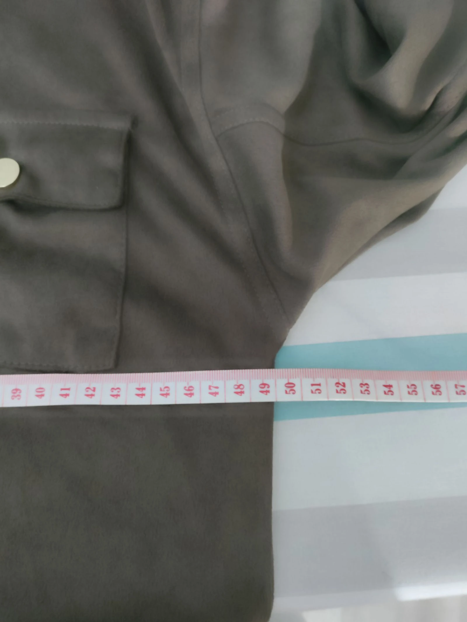 Boho safari-stijl bruin suède hemdjurk met riem – Past op maat L (zie afmetingen) – photo 13